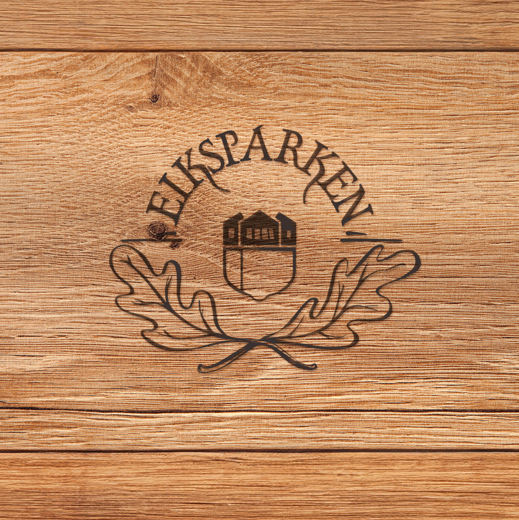 Eiksparken Eiksmarka Bærum logo eik4 av Oktav Reklamebyrå